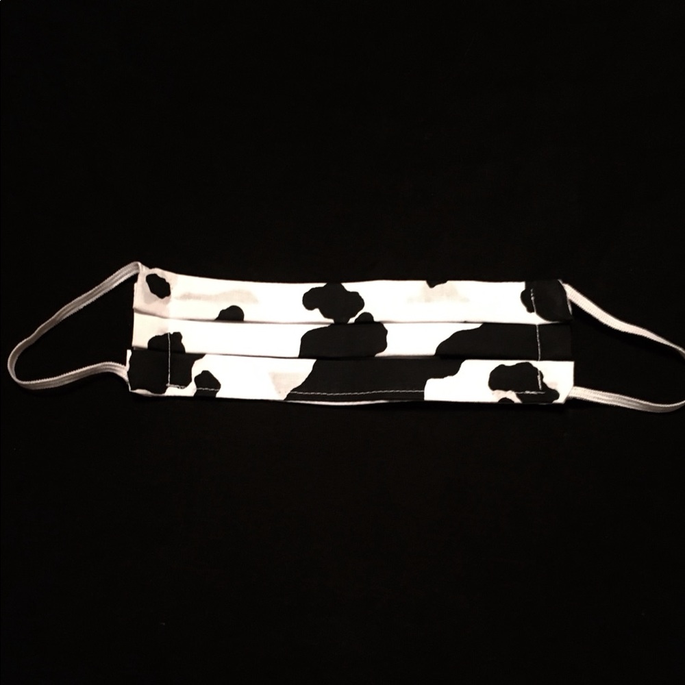 Any 3 masks for $10 Cow print mask